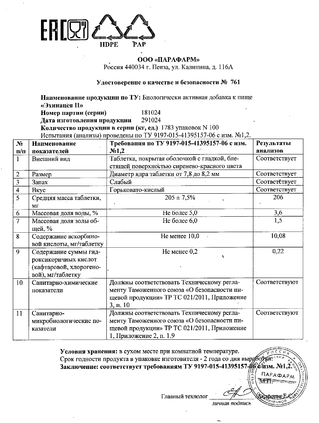 Паспорт №102024